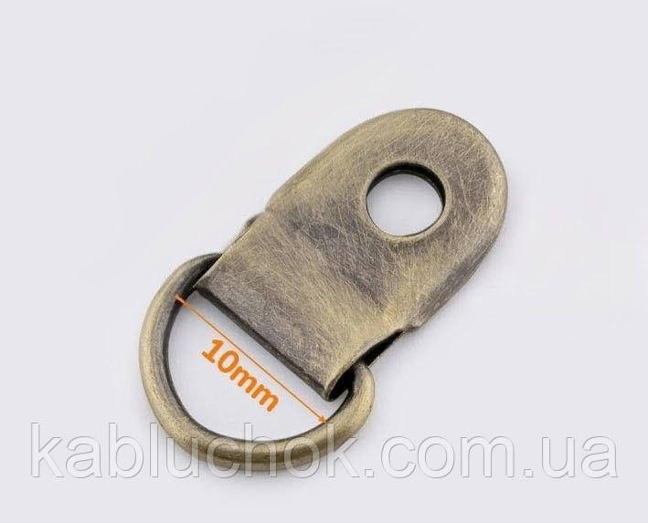 Петля взуттєва для шнурка антік, фото 1