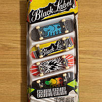 Фінгерборд набір Tech Deck Black Label Skateboards 4 Pack, фото 2