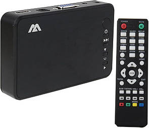 Медіаплеєр Pathson Full HD 1080p HDMI HDD MKV SD USB TV AVI RM Автовідтворення та цикли Бездротовий пульт дистанційного керування