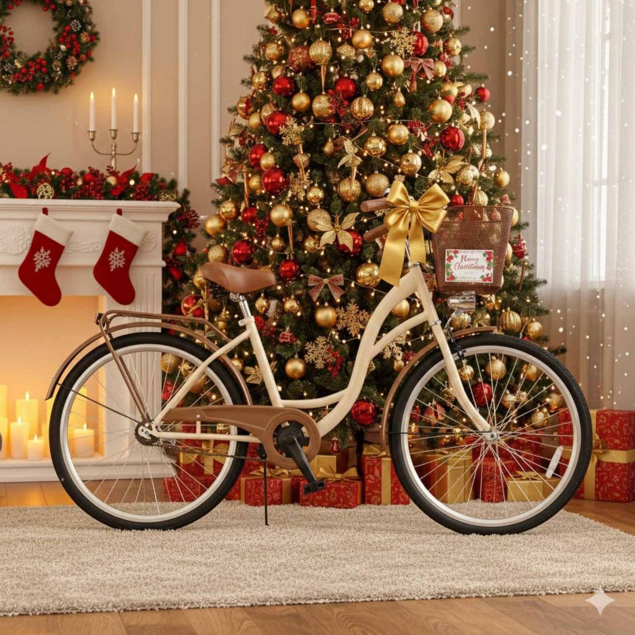 🚲Уцінка! Велосипед жіночий міський VANESSA 28 crem з кошиком Польща, фото 1