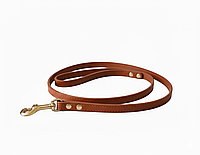 Повідок для собак з шкіри Весна коричневый