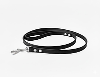 Повідок для собак з шкіри Весна чорний