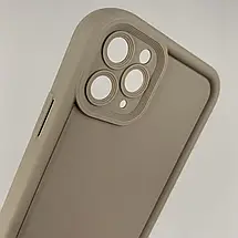 Чохол для iPhone 11 Pro Max коричневий з великими бортами з принтом чорний леопард на айфон 11 про макс w01l, фото 3