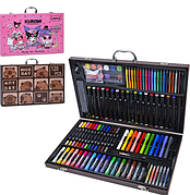 Професійний великий набір для творчості в дерев’яному кейсі 120 предметів