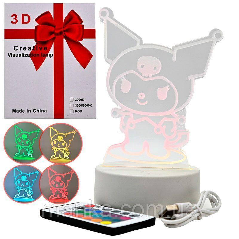 Дитячий нічник із пультом «Куромі» C 69332, фото 1