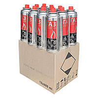 Газ для пальників універсальний всесезонний RECTOR 400мл (220г) УПАКОВКА 12шт