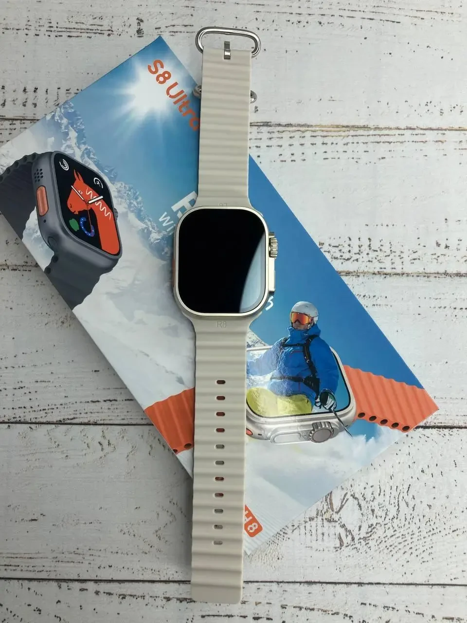 Смарт-годинник Smart Watch S8 Ultra 8-го покоління з AMOLED-дисплеєм, White, фото 1