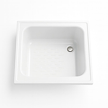 Душовий піддон Swan Martin 80x80х30 см глибокий квадратний акриловий глибокий, фото 2