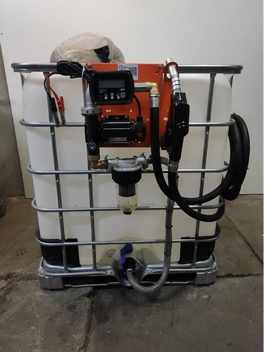 ДПкомплектнавідновленомуєврокубі,насос12В80л/хв,електроннийлічильник0.5%,автоматичнийпістолет