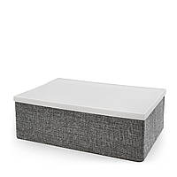 Короб для зберігання Handy Home сірий з пластиковою кришкою 33x23x11 см (EH-02S)