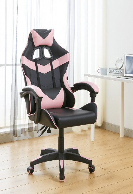 Крісло геймерське комп'ютерне BN-810 рожеве