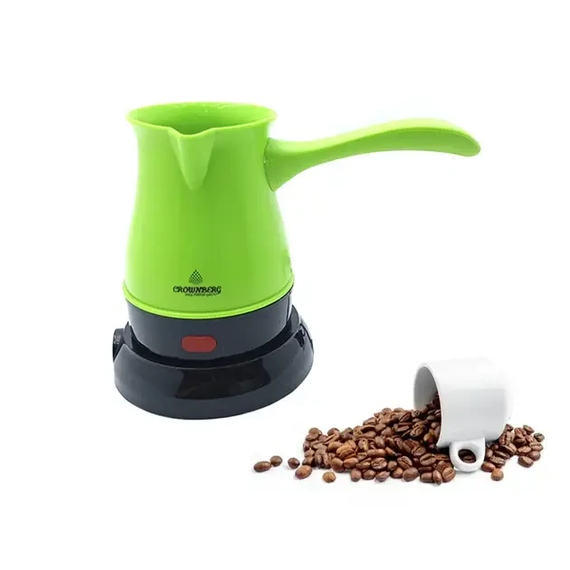 ОЧЕНКА! Турка електрична Crownberg СВ-1564 1000 Вт 400 мл 3 чашки Турка для кави / (Немає ручки 3173), фото 1