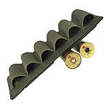 Патронташ на 6 патронів Патронташ-планка MARCK-MEN на 6 патронів .12К/.16К калібрів для МОЛЛЄ. Хакі/олива, фото 4