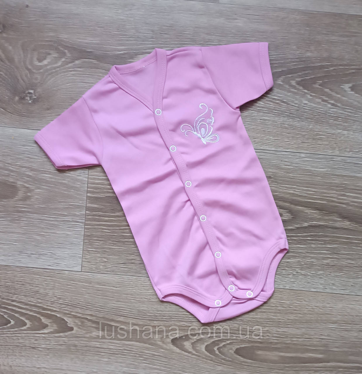 Боді футболка на дівчинку / інтерлок / р.74 / 6-9 міс., фото 1