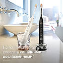 Набір електричних зубних щіток Philips Sonicare HX9914/69 зі склянкою, серії DiamondClean 9000, чорна біла з золотом, 12 режимів, фото 7