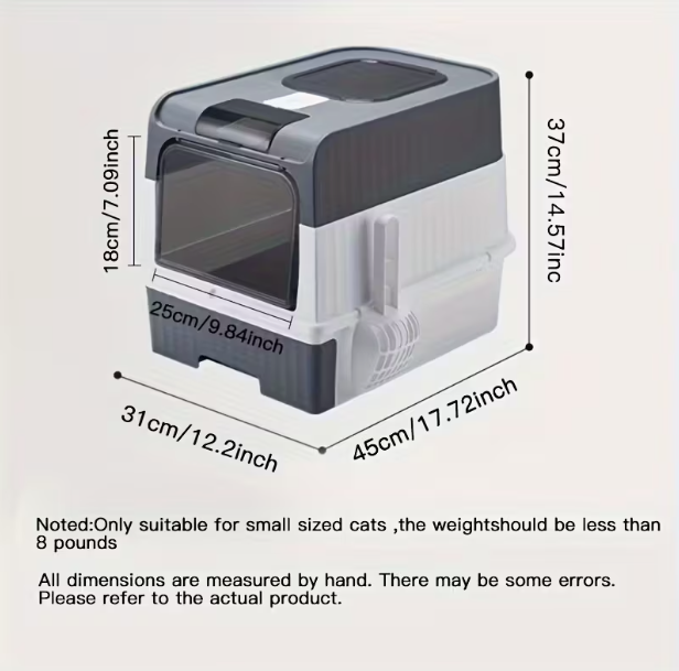 Лоток закритий для котів, фото 1