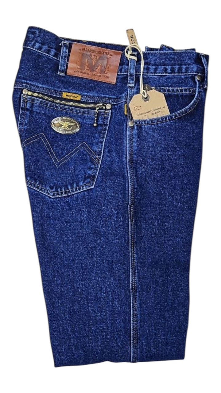 Джинси Montana Maks 02 (100% cotton ZIP) - синій
