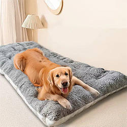 Килимок-лежанка для собак 60 х 120 см — м’який пухнастий теплий, антиковзкий , 800 г  KT7005802