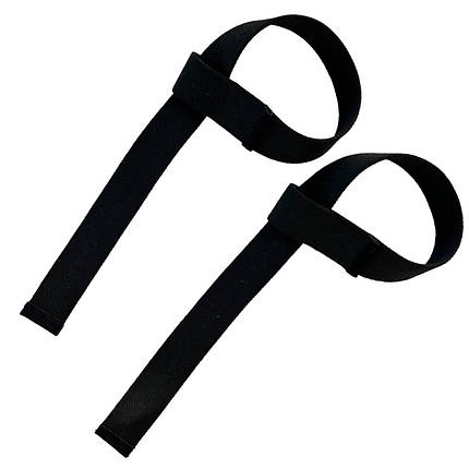 Лямки для тяги NEWDAY, чорні, 60×3.5 см, атлетичні для штанги EF-0030, фото 1