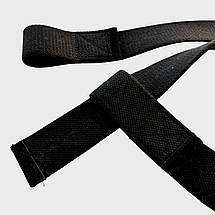 Лямки для тяги NEWDAY, чорні, 60×3.5 см, атлетичні для штанги EF-0030, фото 5