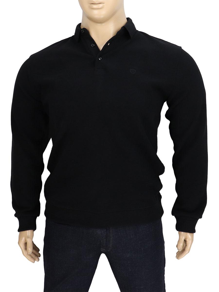 Чорний однотонний чоловічий светр Better Life 3138 B Siyan, фото 1