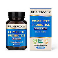 Комплекс Пробіотиків, Complete Probiotics 70 Billion, Dr. Mercola, 30 капсул