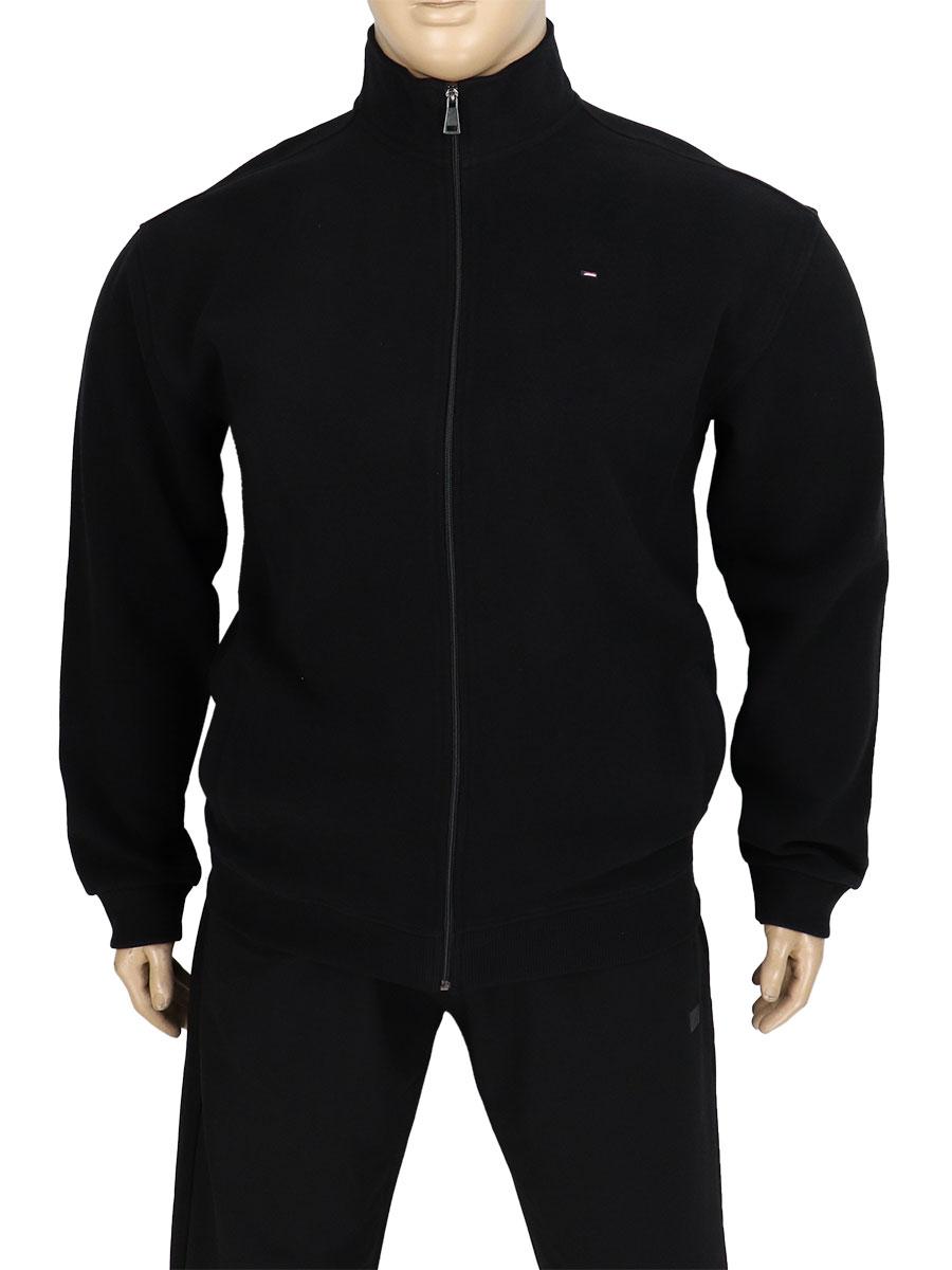 Чорна чоловіча кофта Zinzolin 3688 Black великого розміру, фото 1