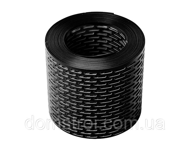 Стрічка карнизна вентиляційна (100 мм) Чорний, 5 м