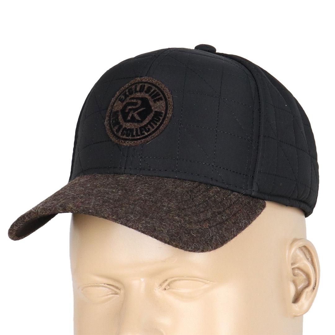 Картуз чоловічий Paskat P-2025 black-d.kahve, фото 1