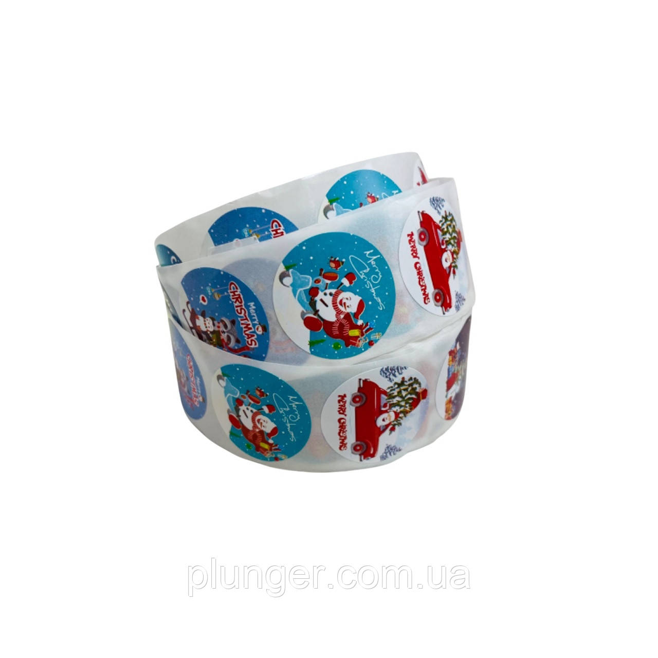 Наклейки Новорічні 4, 25мм, фото 1