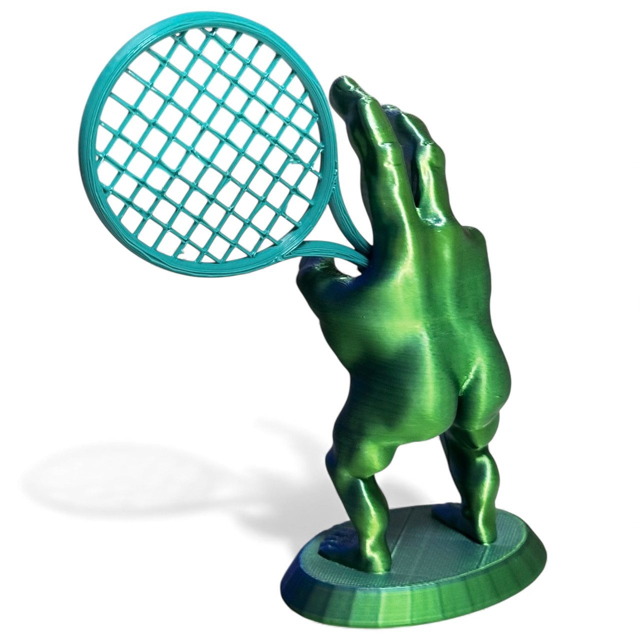 Статуетка прикол Рукожоп з ракеткою (13см), фото 1