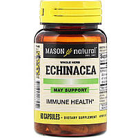 Ехінацея, Echinacea, Mason Natural, 60 капсул