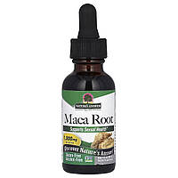 Мака, 1000 мг, без спирту, Maca Root, Alcohol-Free, Nature's Answer, 30 мл