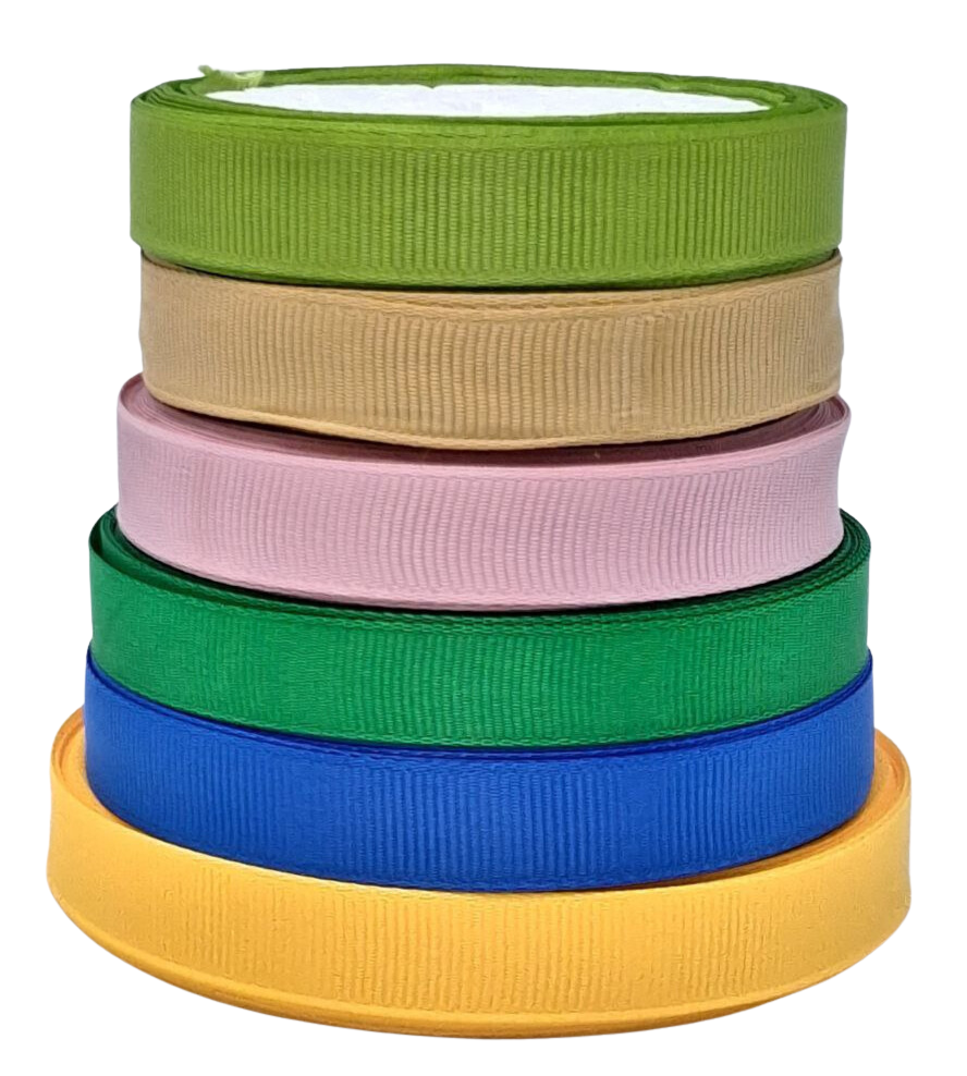 Стрічка репсова 1метр 12мм (59009) асорті кольорів, фото 1