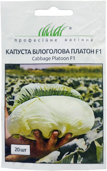 Насіння капусти Платон F1 20 шт. середньостигла NongWoo Bio, фото 1