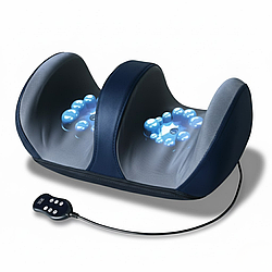 Масажер для ніг з підігрівом, віж мережі, 3 режими, TS-5524 / Роликовий масажер для ніг / Електрогрілка для ніг з вібромасажем