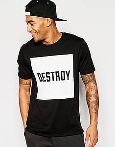 Чоловіча чорна Футболка Destroy