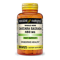 Каскара Саграда, 450 мг, Cascara Sagrada, Mason Natural, 100 каплет