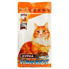 Сухий корм для котів Пан Кот Курка, 0,4 кг