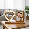 Світильник від USB з фоторамкою, Серце / Настільна фоторамка з підсвіткою / Світлодіодний нічник з рамкою для фото, фото 2