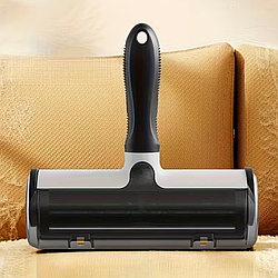 Щітка для видалення шерсті, 21х20 см / Щітка від шерсті / Валик для чищення одягу / Щітка для шерсті з відсіком