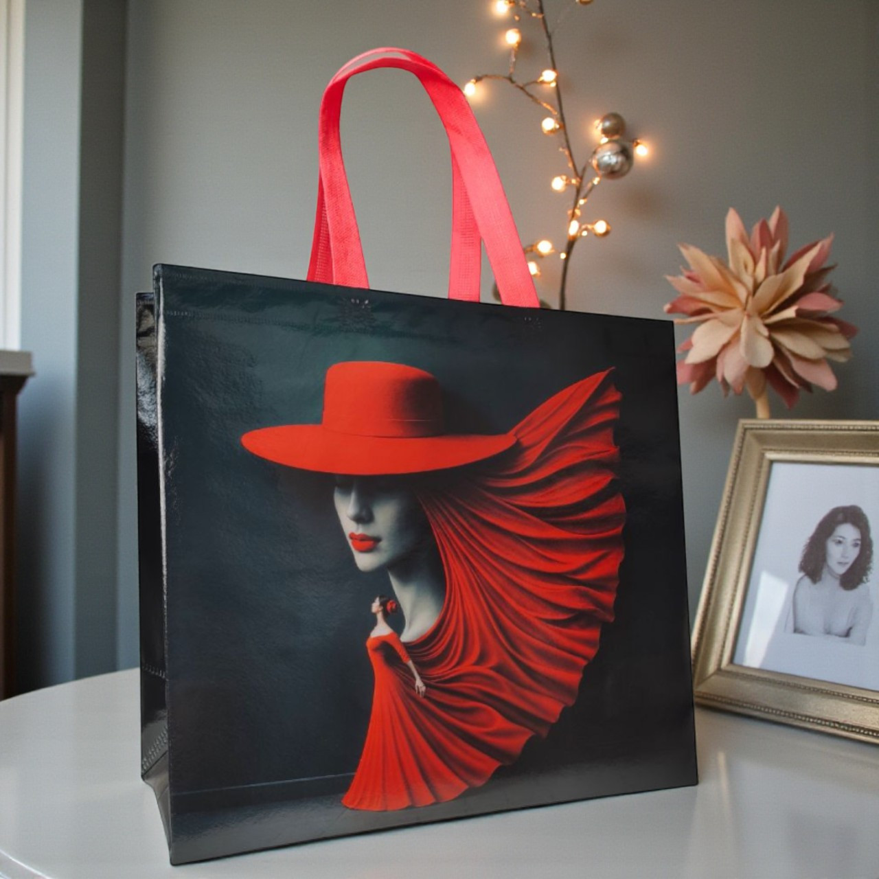 Господарська еко сумка із спанбонду 36х34х16 см, багаторазова сумка шоппер для покупок із спанбонду, фото 1