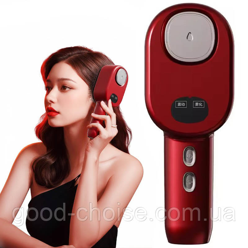 Лазерний гребінець для голови 800mAh, USB / Гребінець для мікроблейдінгу / Масажний гребінець з інфрачервоним світлом, фото 1