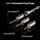 ⇒ NiceHCK BlueLuna (2Pin 0.78) - преміальний срібний мідний модульний кабель для навушників!, фото 3