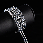 ⇒ NiceHCK BlueLuna (2Pin 0.78) - преміальний срібний мідний модульний кабель для навушників!, фото 2