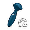 Вібратор мікрофон інтимний стимулятор Satisfyer Mini Wand-er Blue, фото 3