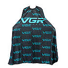 Перукарська накидка для стрижки VGR / Пеньюар перукарський / Багаторазова накидка для перукарні, фото 3