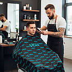 Перукарська накидка для стрижки VGR / Пеньюар перукарський / Багаторазова накидка для перукарні, фото 2
