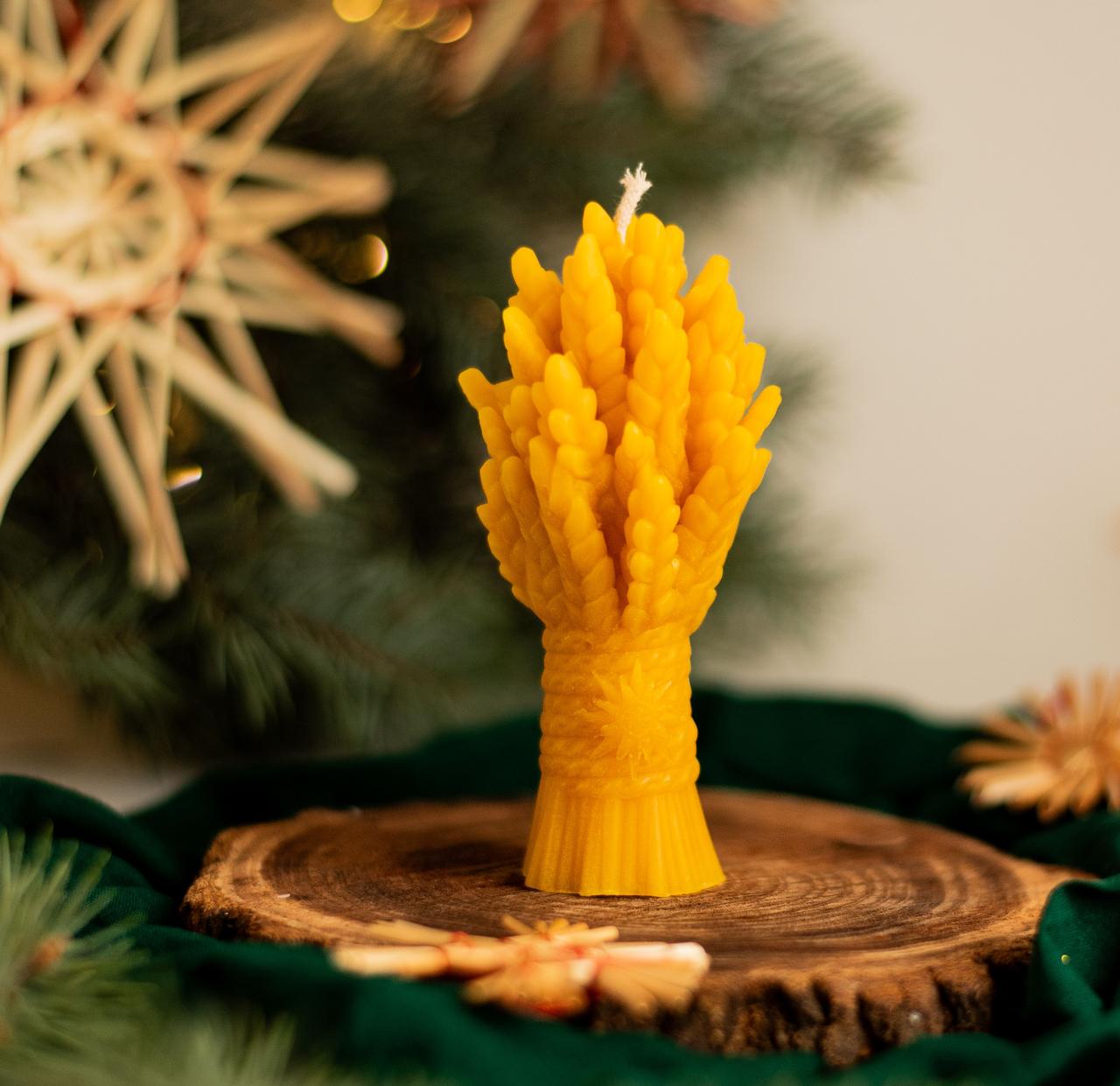 Воскова свічка "дідух", фото 1