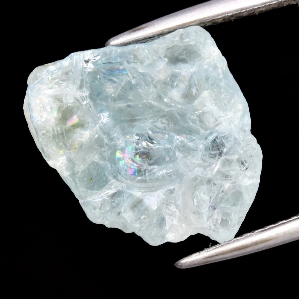 15,93 кт Природній Аквамарин руда